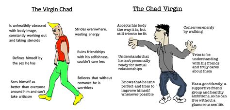 The Virgin Chad Vs The Chad Virgin R Virginvschad