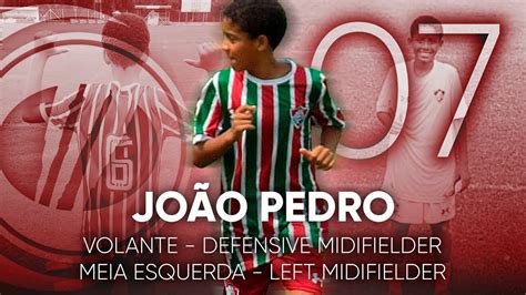 João Pedro Volante Meia Esquerda Defensive Midifielder Left