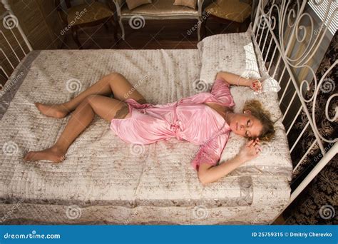 Sexual Blonde In A Boudoir Stock Image Image Of Boudoir