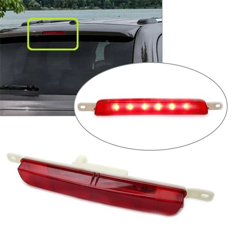 Luz Led Roja De Parada De Montaje Alto Para El Centro Del Coche Tercera