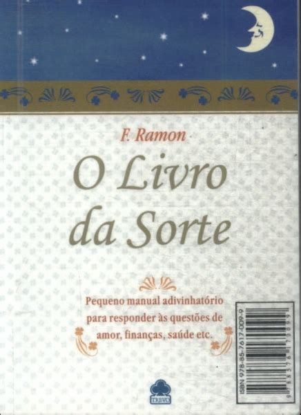 O Livro Da Sorte F Ramon Tra A Livraria E Sebo