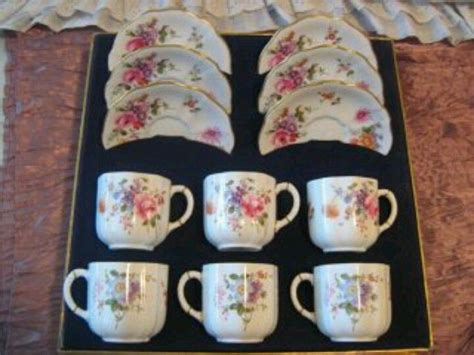 Royal Crown Derby Posies Coffee Set Original Box Perfect