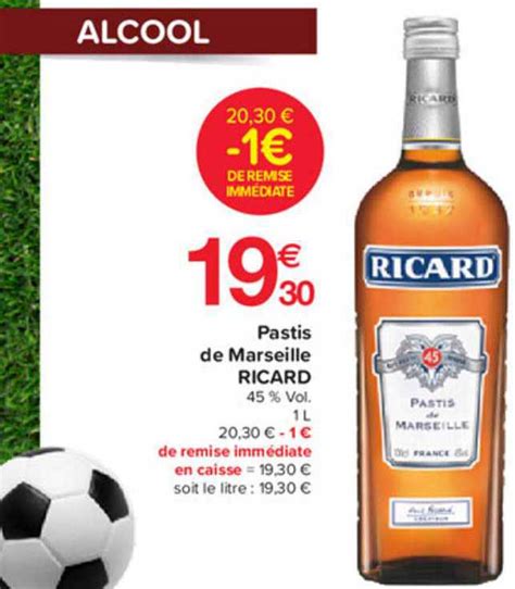 Promo Pastis De Marseille Ricard Chez Carrefour Contact Icatalogue Fr