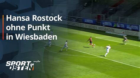 Hansa Rostock Ohne Punkt Im Absteigerduell Bei Wehen Wiesbaden Sport