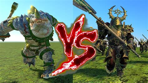 Nakai The Wanderer VS Chosen Of Nurgle Great Weapons Total War