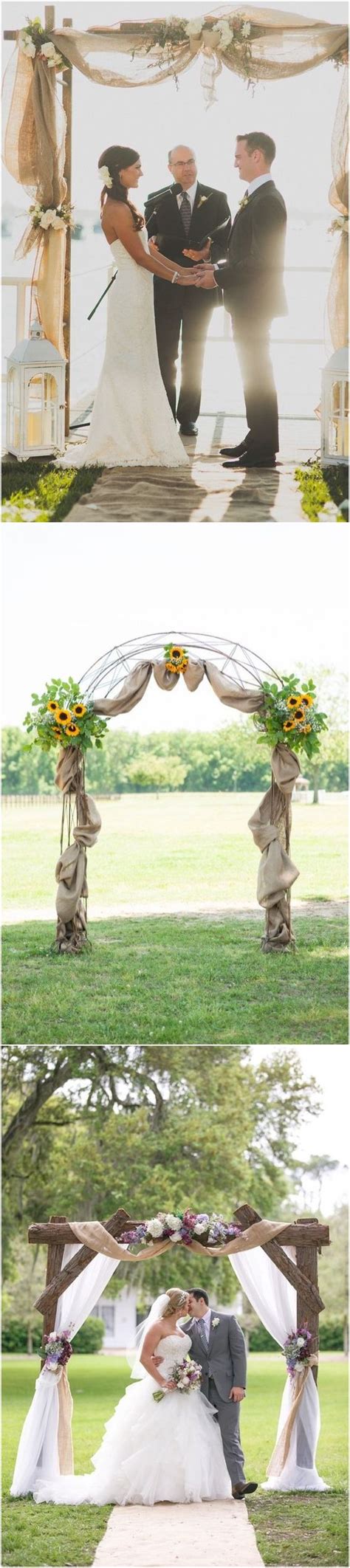 Top 20 Rustic Burlap Wedding Arches And Backdrop Ideas Wedding Arch Rustic Burlap Wedding Arch