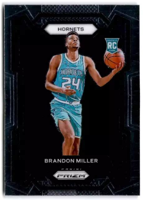 2023 24 PANINI PRIZM 152 BRANDON MILLER RC Recrue Charlotte Hornets