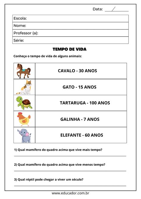 Atividades De Ciências 3 Ano 2