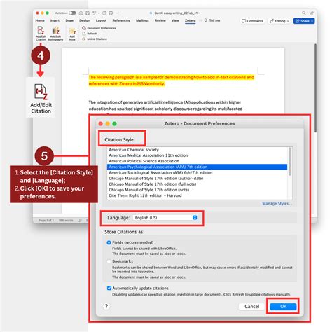 Citing Sources In Microsoft Word Google Docs Zotero For Citation