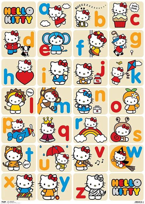 Hello Kitty Alphabet Sheetwrap | Paper Tiger