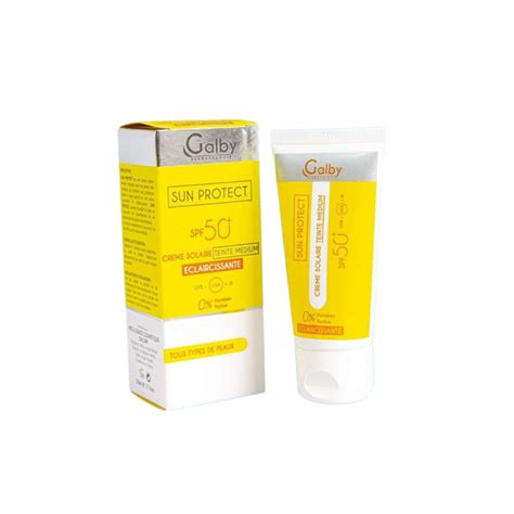 Galby Sun Protect Cran Solaire Teint Medium Spf Ml