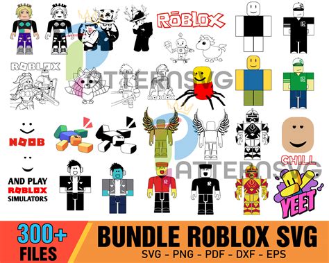 300 Roblox Bundle Svg Roblox Clipart Svg