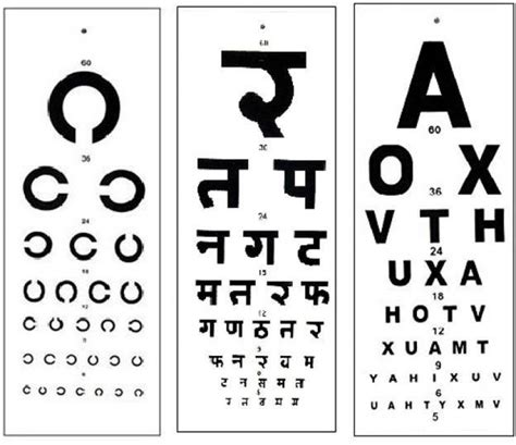 Asf Universal Hindi English And C Chart Vision Test Chart Price In