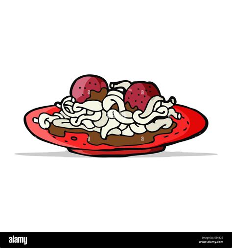 Spaghetti With Meatballs Clip Art