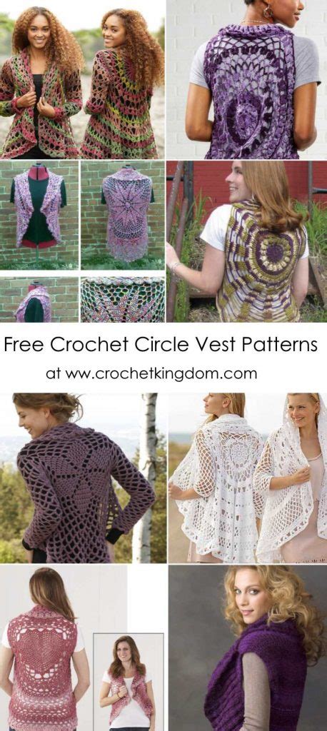 Free Crochet Circle Vest Patterns You Ll Have Fun Crocheting