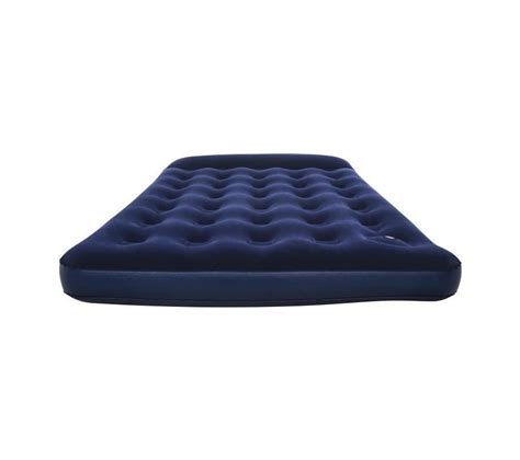 Matelas Gonflable Floque Venture Double Pompe Pied Places