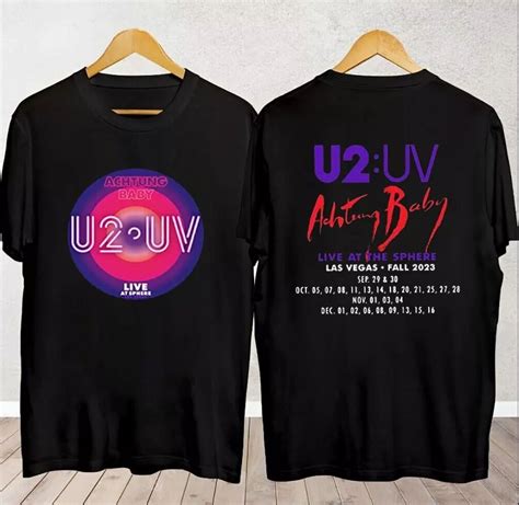 U2 Achtung Baby Live At Sphere Las Vegas Fall 2023 Concert T-Shirt Unisex S-4XL - Walmart.com