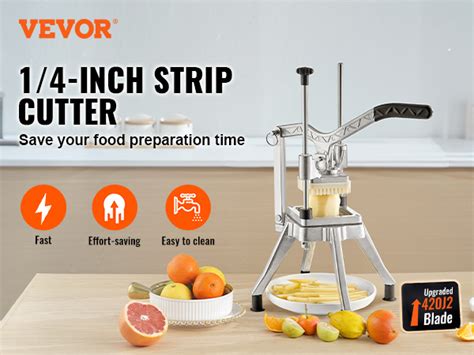 Vevor Commercial Vegetable Fruit Chopper 1 4 Blade Heavy Duty