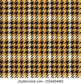 Houndstooth Seamless Pattern Crowbar Print Stock Illustration