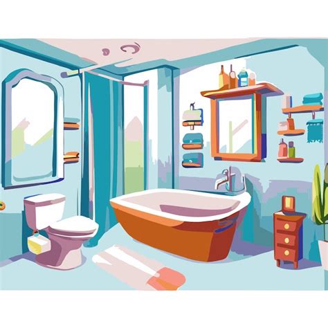 Premium Vector | Bathroom vector 10