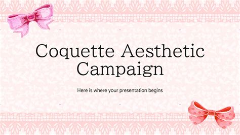 Coquette Google Slides and PowerPoint templates