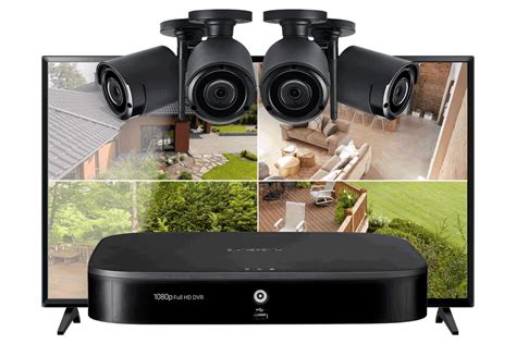 Lorex 1080p D241A81B 8 Ch with 4 Wireless Security Cameras LW4211 and ...