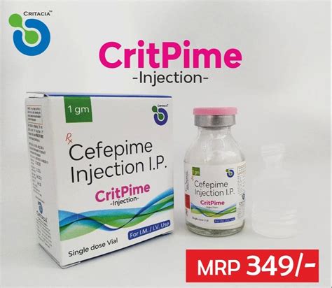 Cefepime Injection Gm At Vial Critical Care Pcd Pharma