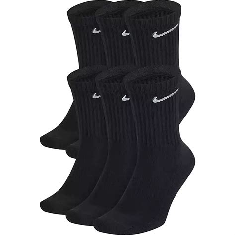 Nike Youth Dri Fit Everyday Cushion Crew Socks 6 Pack Academy