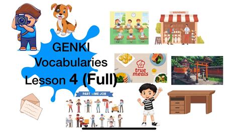 Common Vocabularies Genki 1 Lesson 4 Full YouTube