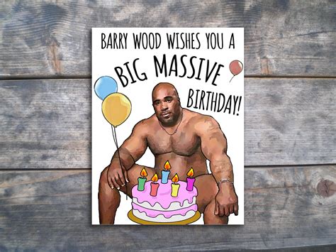 Barry Wood Meme Birthday Card Printable Funny Birthday Cake - Etsy Canada