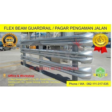 Jual Flex Beam Guardrail Pagar Pengaman Jalan Pagar Pembatas Jalan