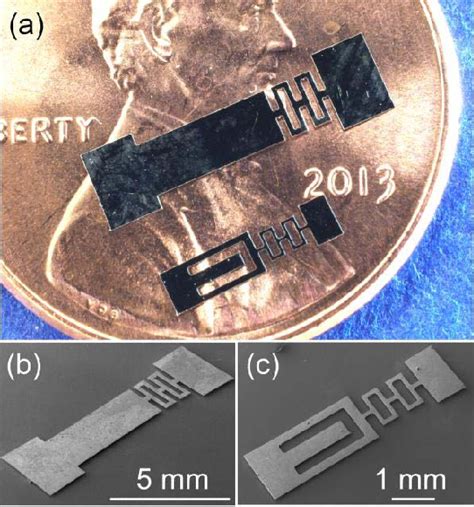 Figure From Passive Wireless Strain Sensors Using Microfabricated