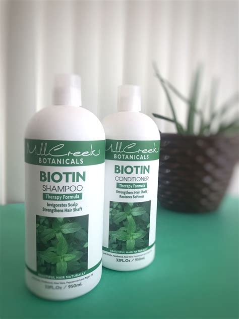 Mill Creek Biotin Shampoo 32oz Beauty Universe Biotin Shampoo Natural Organic Hair Care