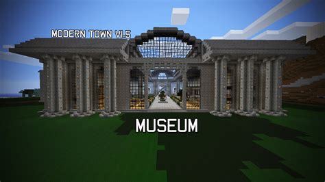 Modern Town V1.5 - Museum Minecraft Map