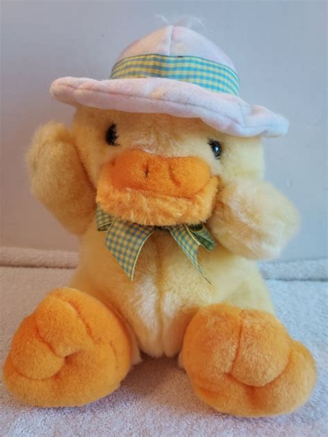 Chosun International Plush Yellow Duck Wbonnet Stuffed Animal Easter