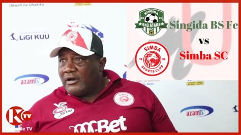 Mgunda Kocha Wa Simba Sc Atowa Neno Kwa Mashabiki Ushindi Nilazima