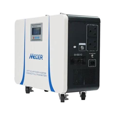 Mecer 1kVA 1kW 1269Wh Lithium Battery Mobile Trolley Inverter