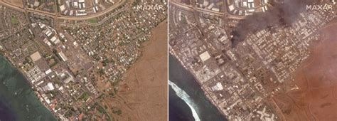 Satellite Images Show Lahaina Devastation In Stark Contrast News