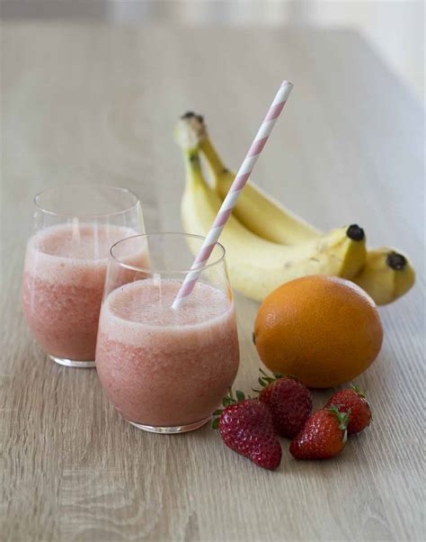 Smoothie Fraise Banane Orange St Phopoloc