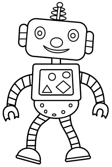 Desenhos De Robô Para Colorir Bora Colorir