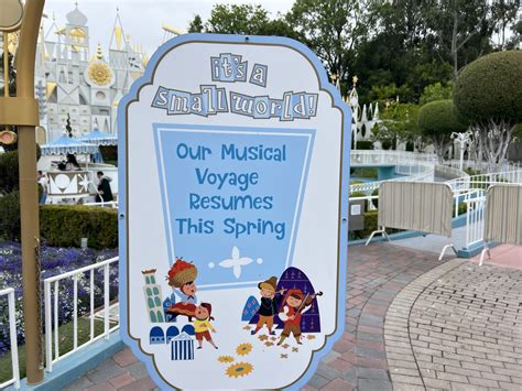 Photos Walls Are Down At Its A Small World In Disneyland