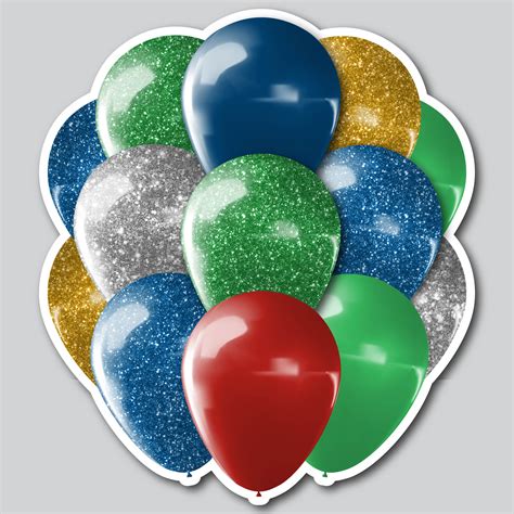 Yard Card Shop Balloon Clusters Yard Card Lawn Decor