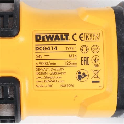 VINKELSLIP DeWalt DCG414