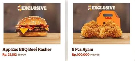 Promo Burger King Diskon Lewat Bk App Exclusive Berlaku Desember