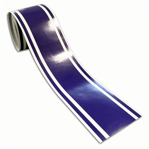 3 X72 Purple Vinyl Racing Stripes Car Boat Trailer Sticker Pinstripes