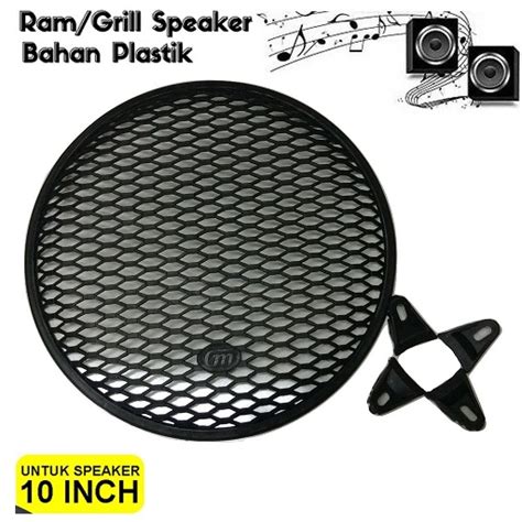 Jual Ram Speaker Plastik Grill Speaker Plastik Bulat