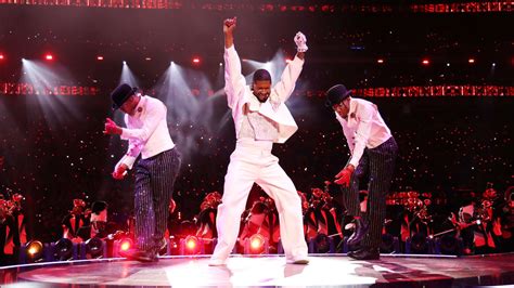 Usher Super Bowl Halftime Show Review A Sexy Roller Skating Spectacle