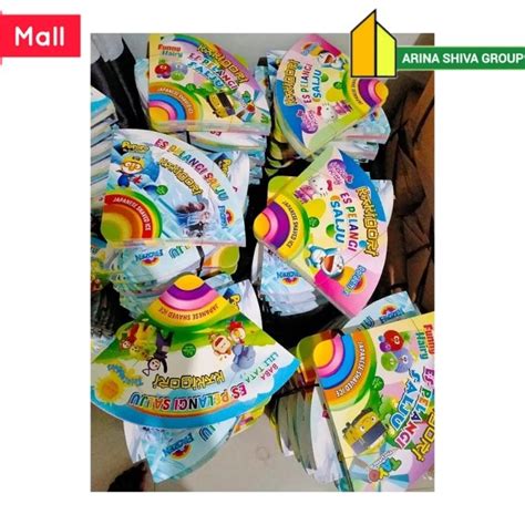 Jual Lembar Kertas Es Salju Viral Bungkus Kertas Es Pelangi