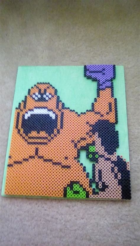 Mike Tyson S Punch Out Perler Bead Art King Hippo Vs Little Mac 1826665507