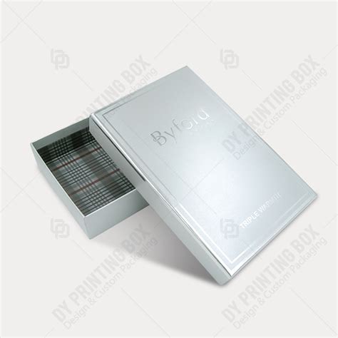 Matte Black Box With Black Foil Custom Packaging Dy Printing Box